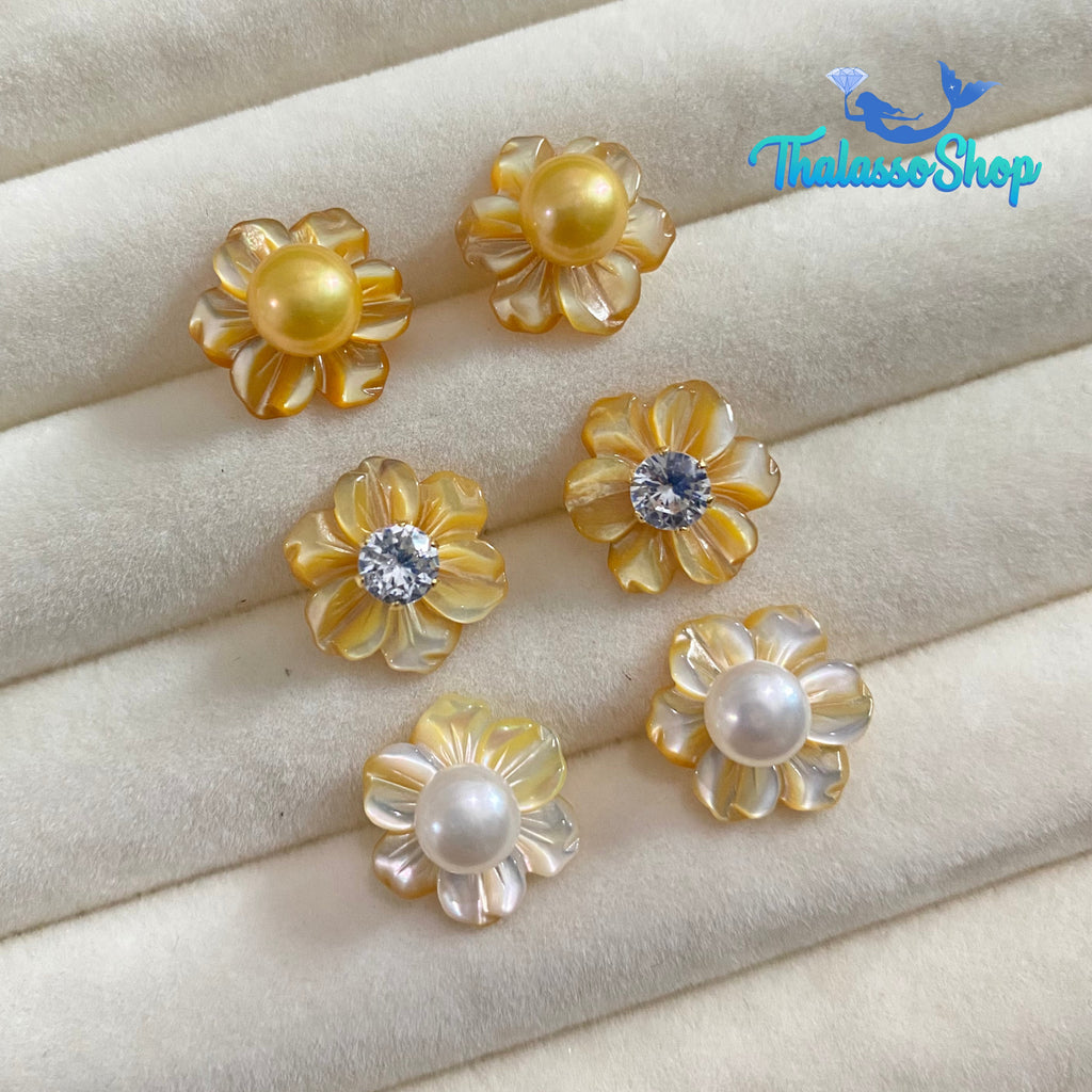 CELESTE Mother of Pearl Earrings