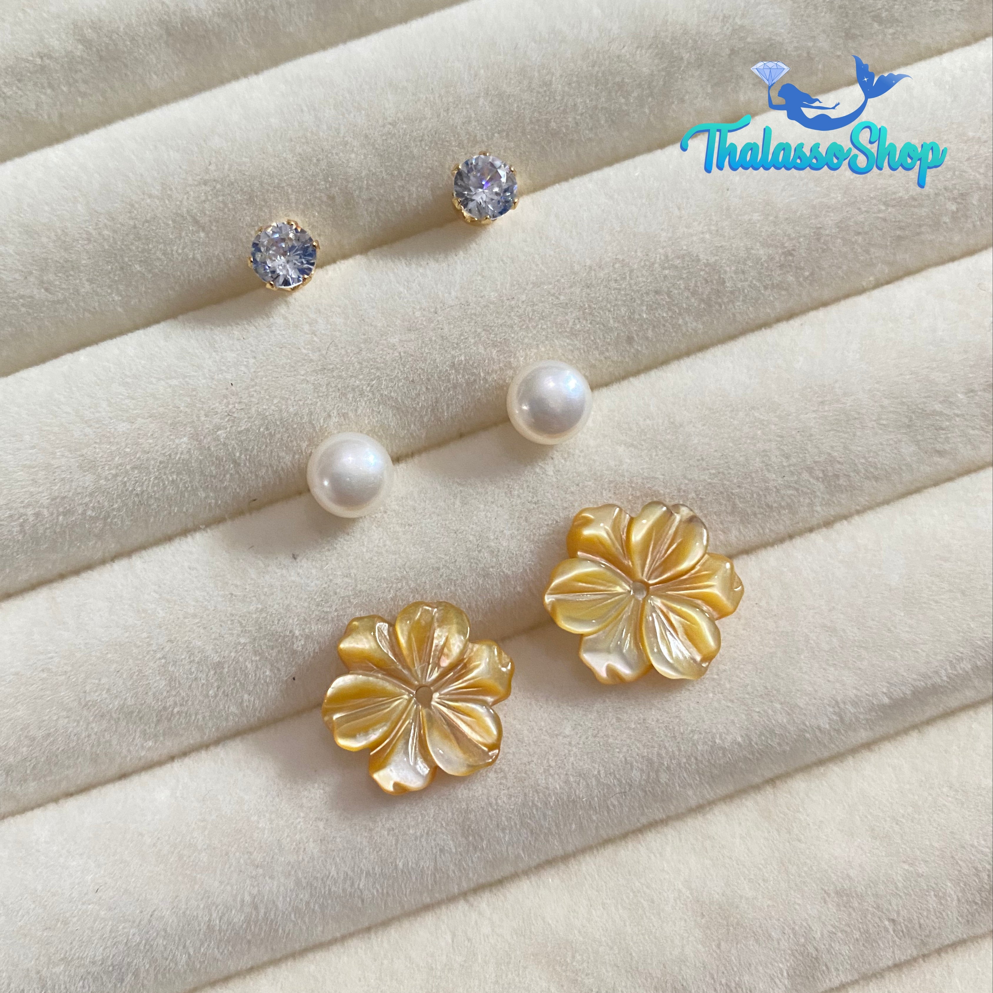 CELESTE Mother of Pearl Earrings