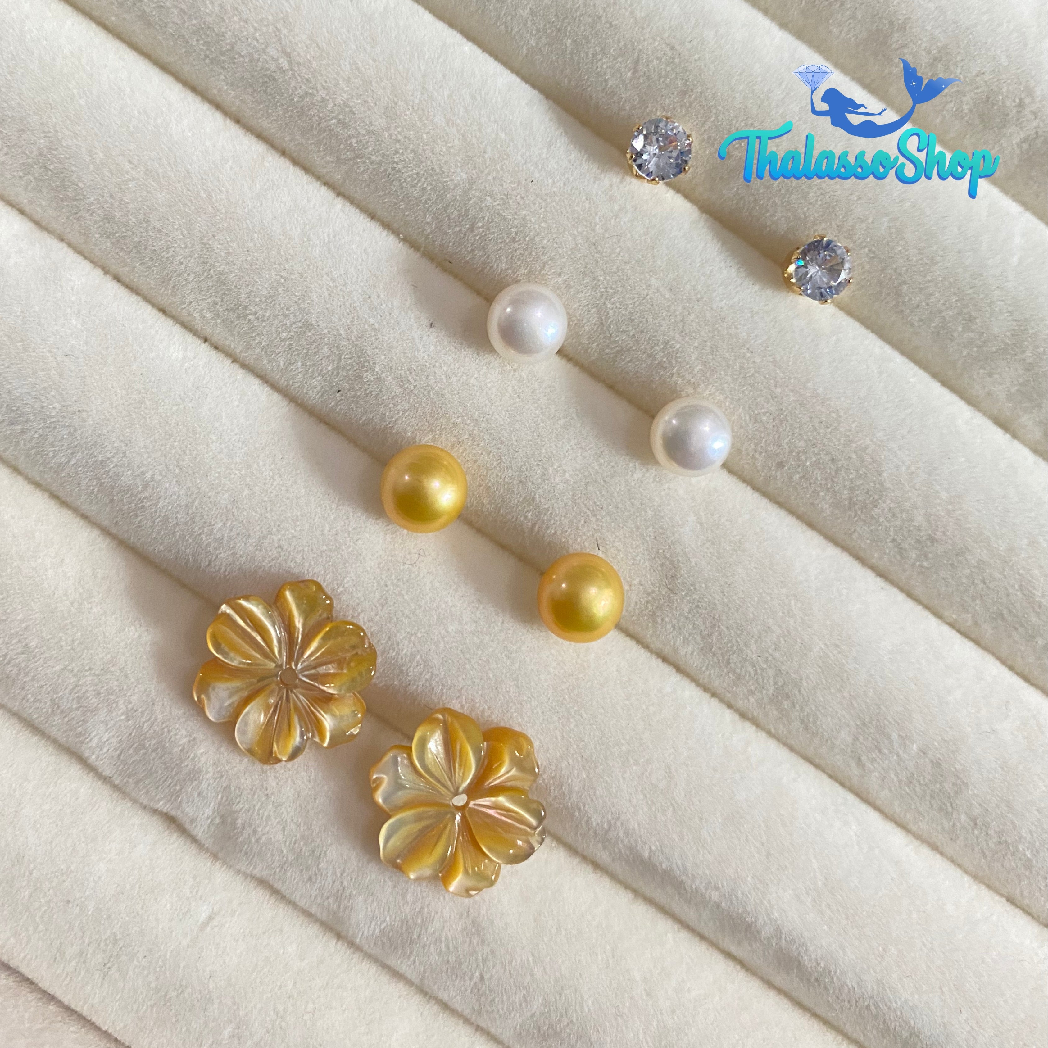 CELESTE Mother of Pearl Earrings