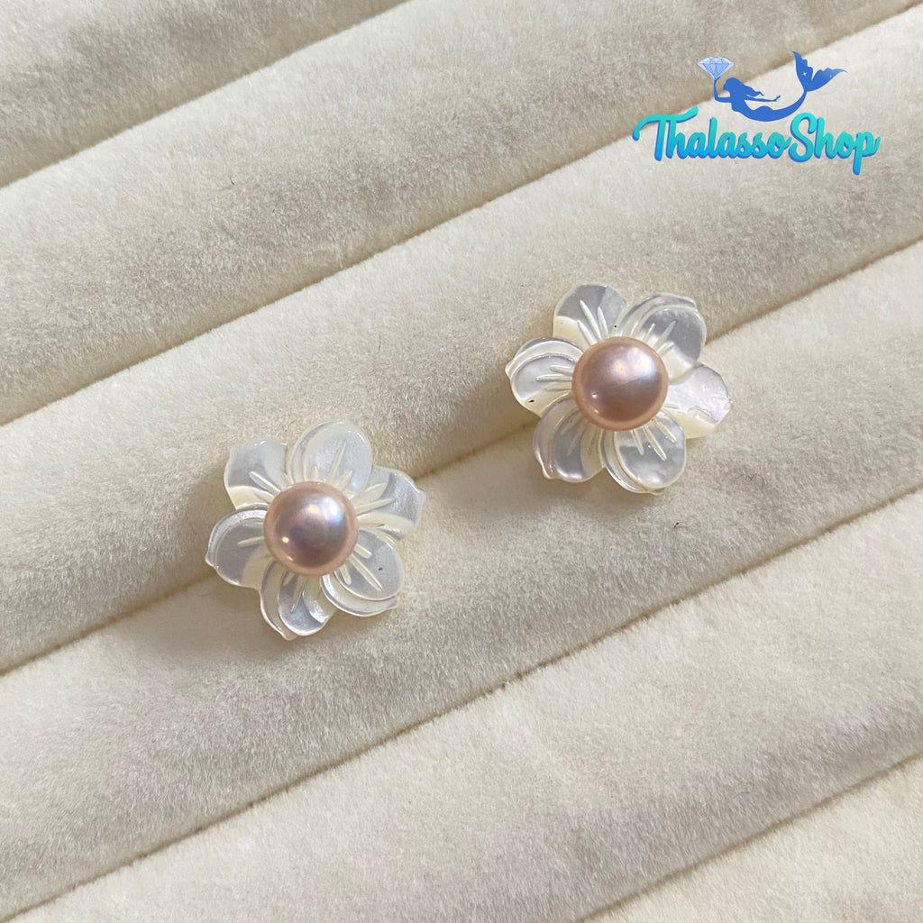 MICHELLE Mother of Pearl Earrings