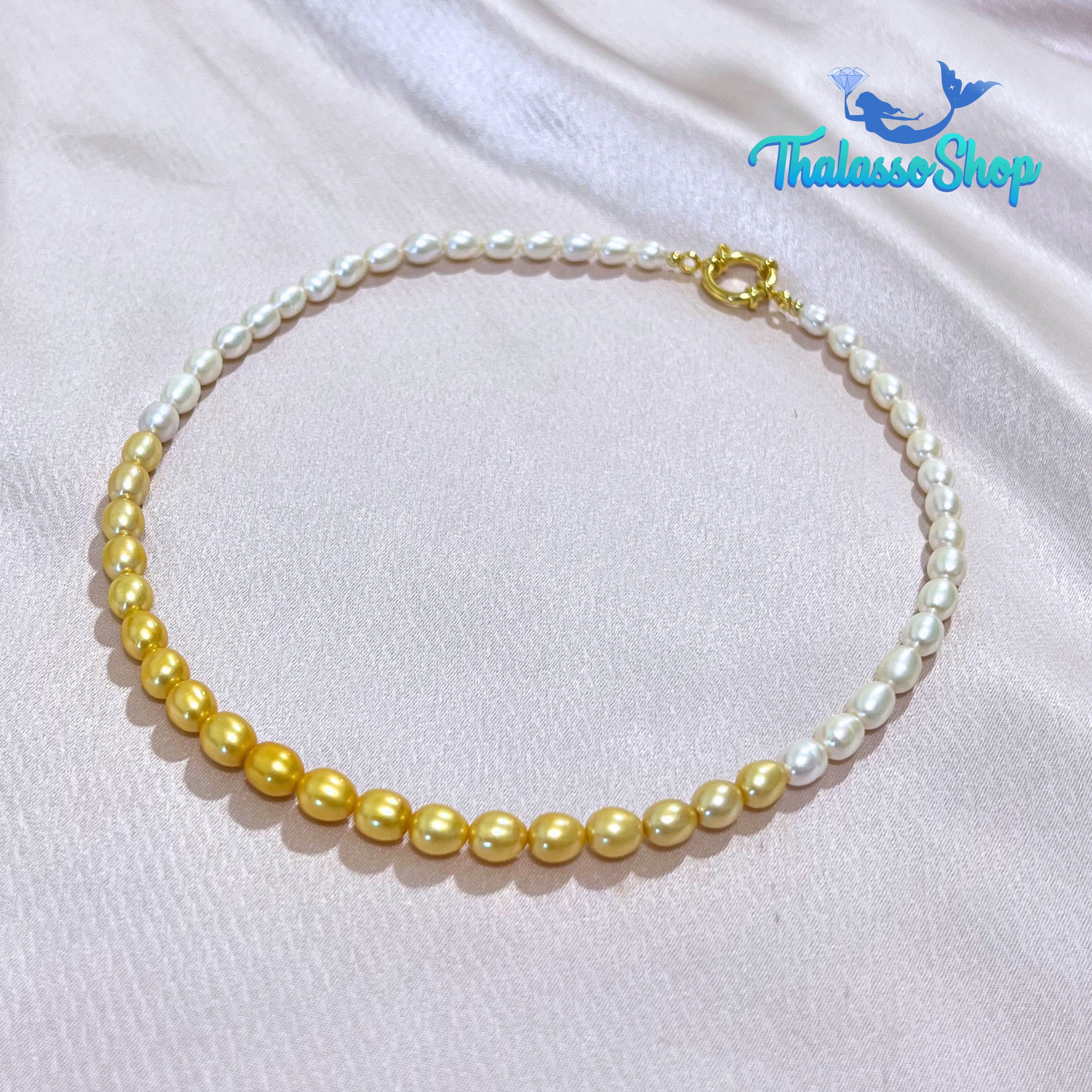 JAMIE Golden Yellow Pearl Necklace