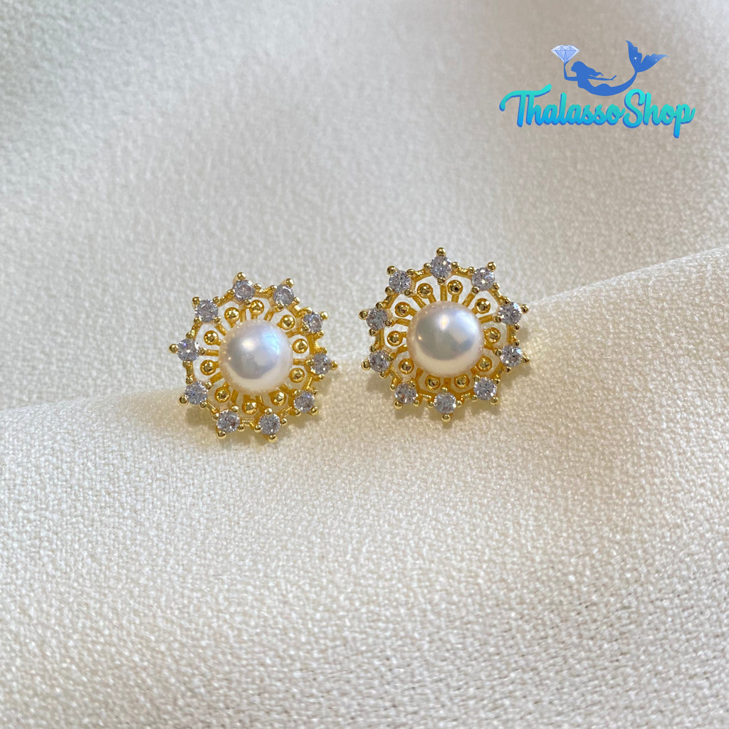 STACEY Pearl Earrings