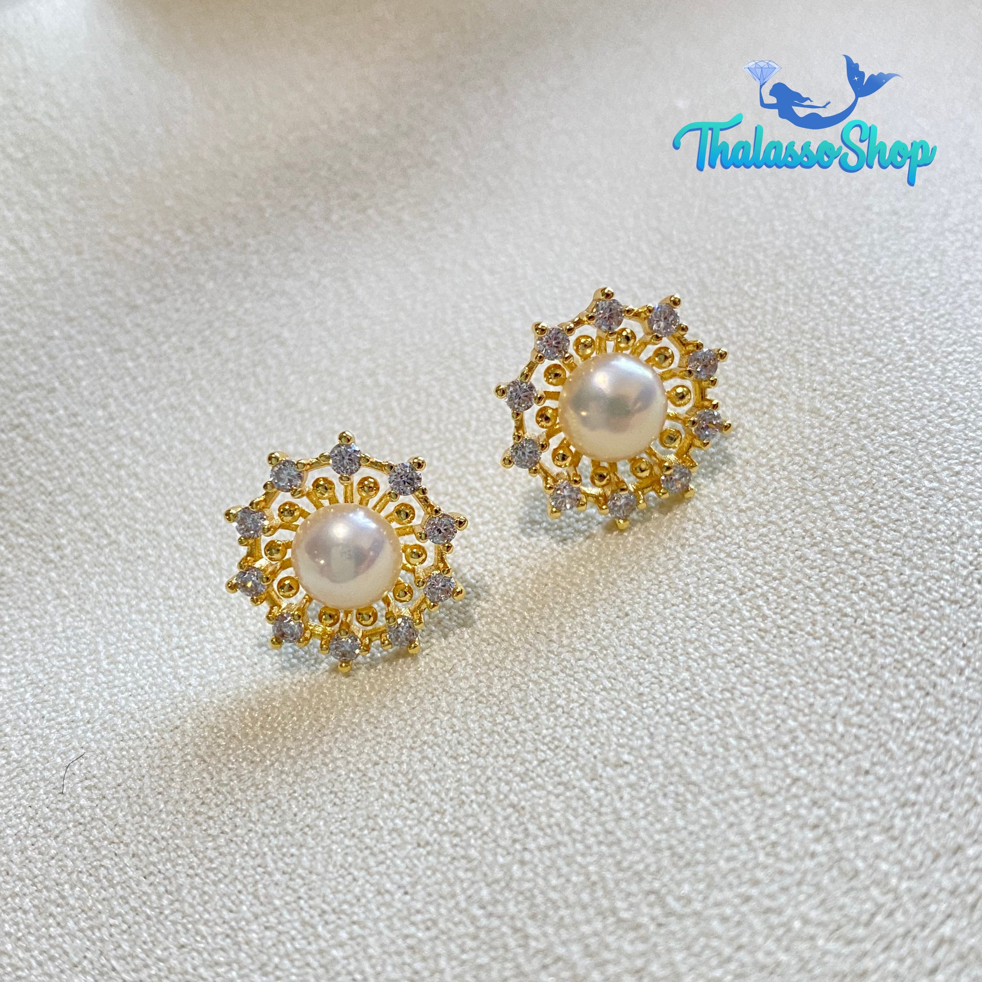 STACEY Pearl Earrings