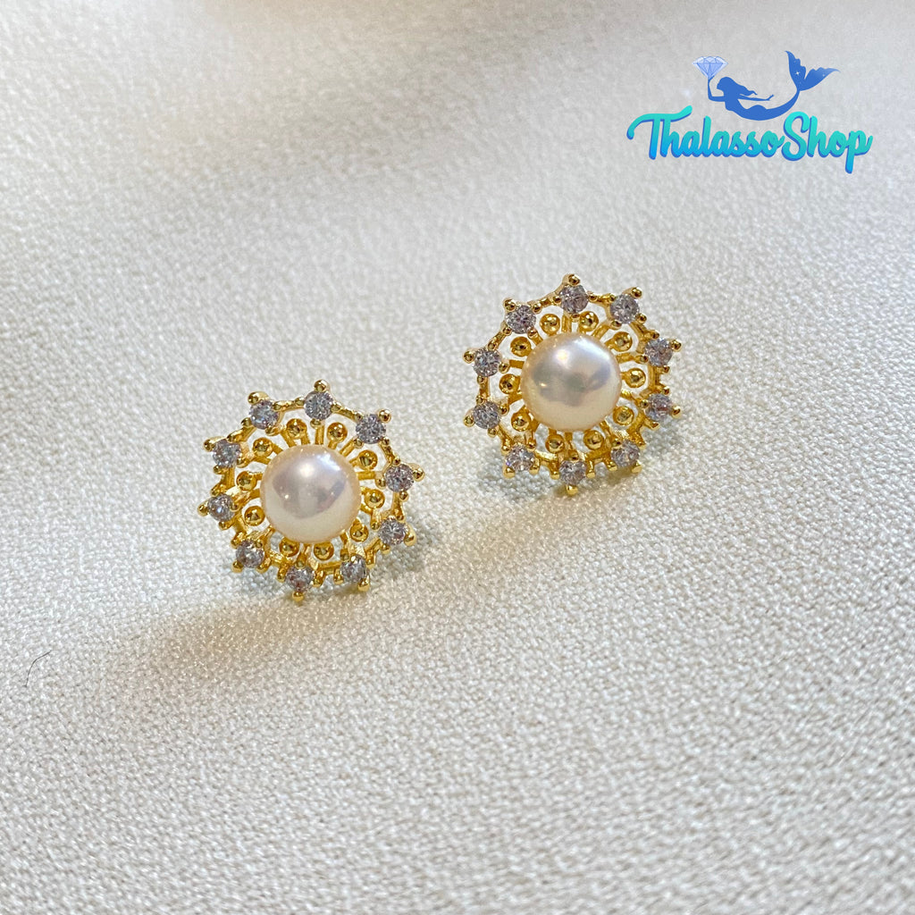 STACEY Pearl Earrings