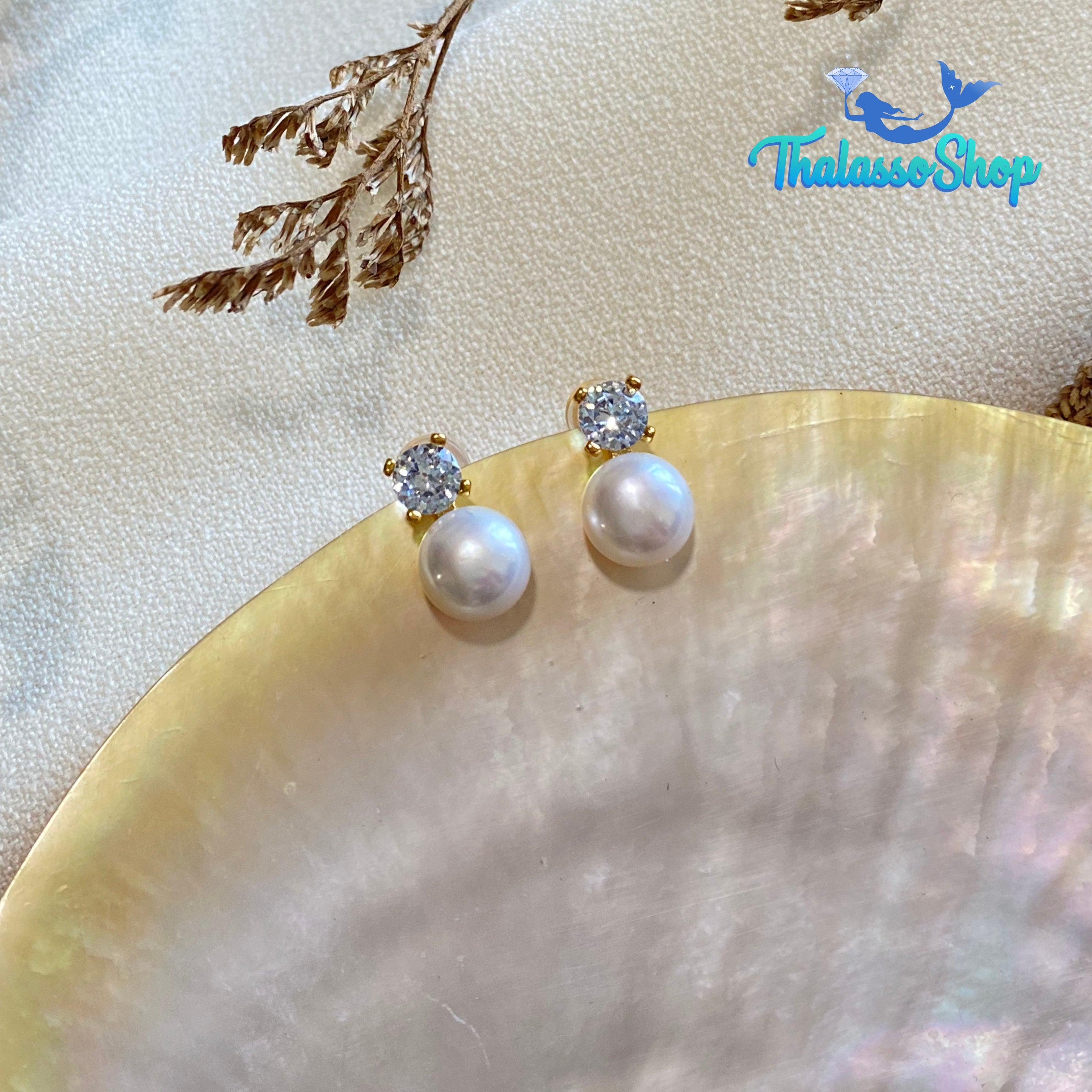 APPLE Pearl Earrings