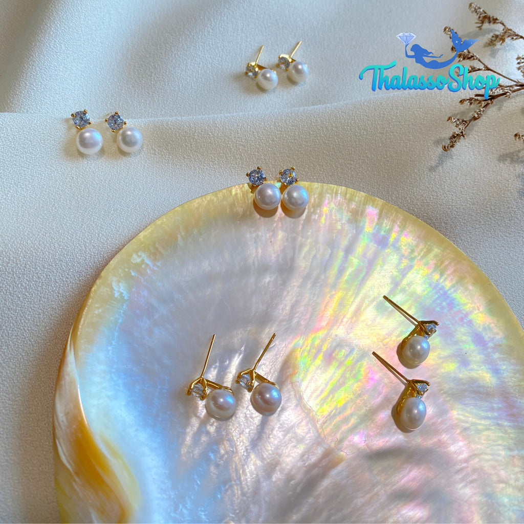 APPLE Pearl Earrings