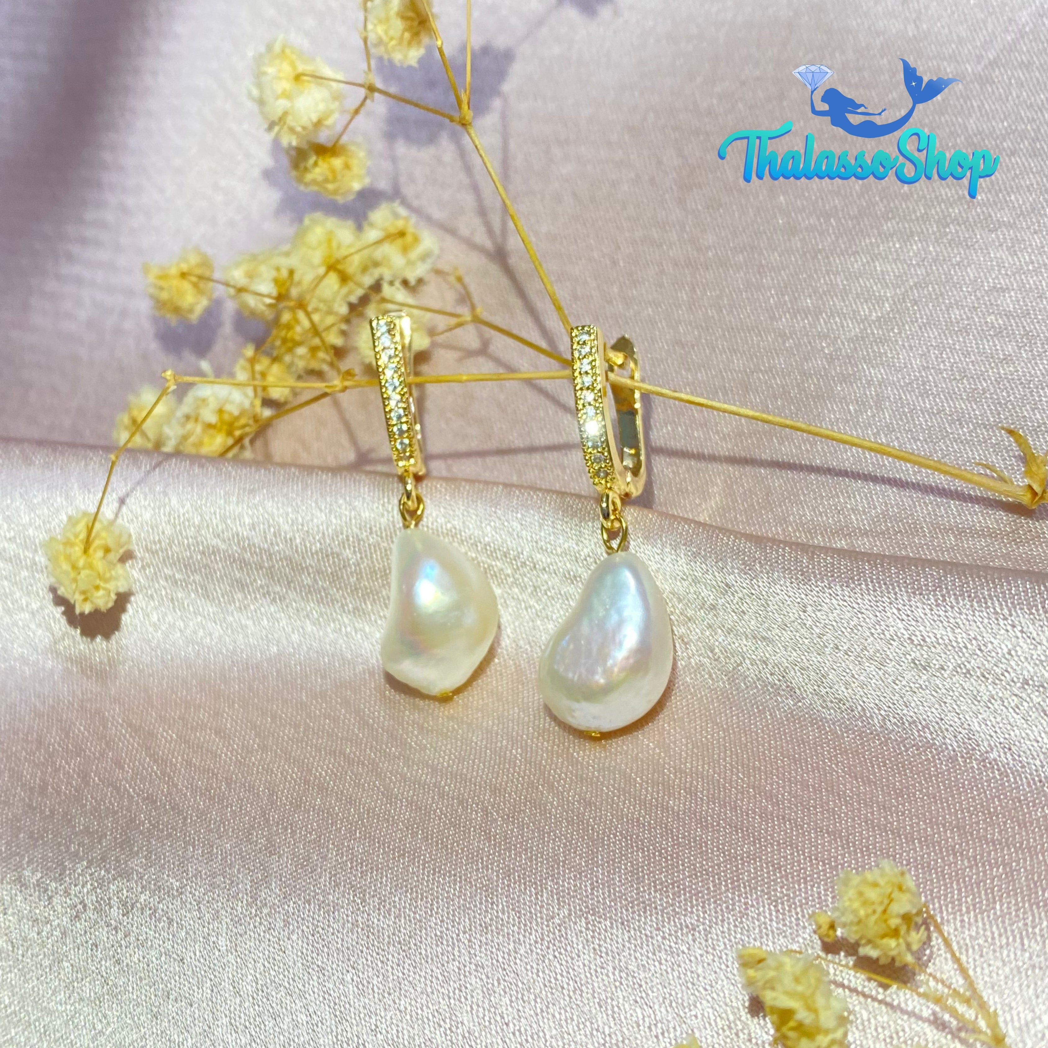 SYLVIA Pearl Earrings