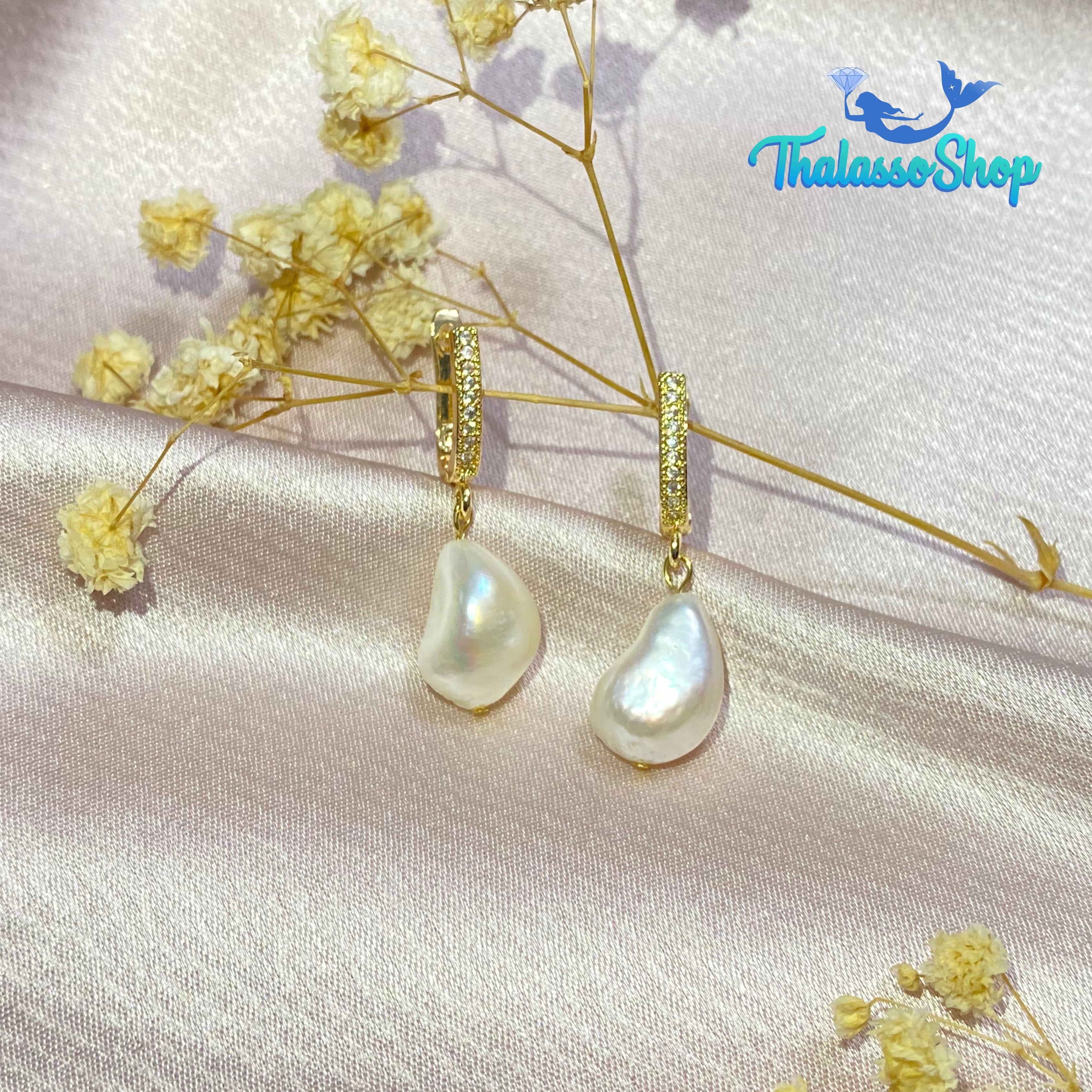 SYLVIA Pearl Earrings