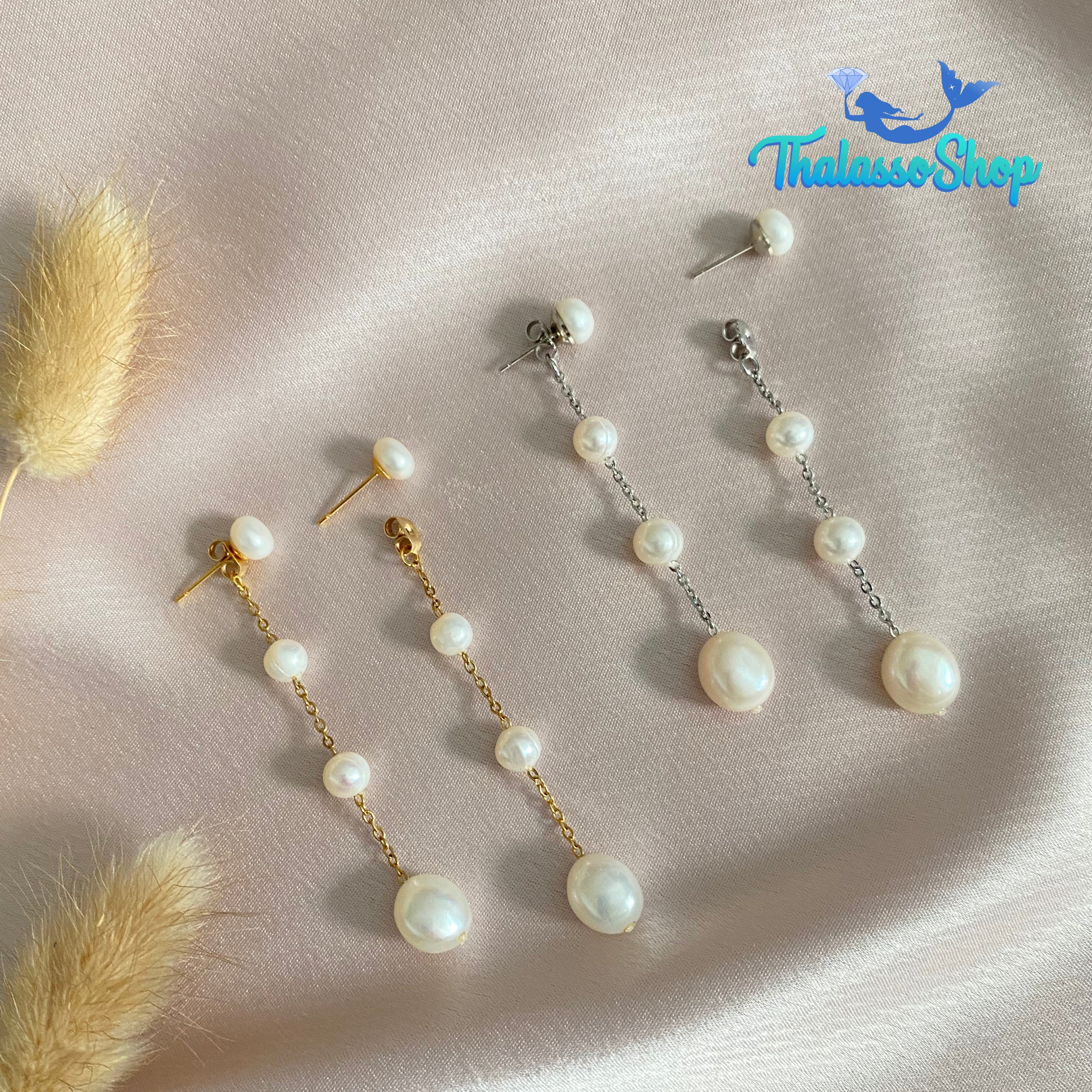 ZOZIBINI Pearl Earrings