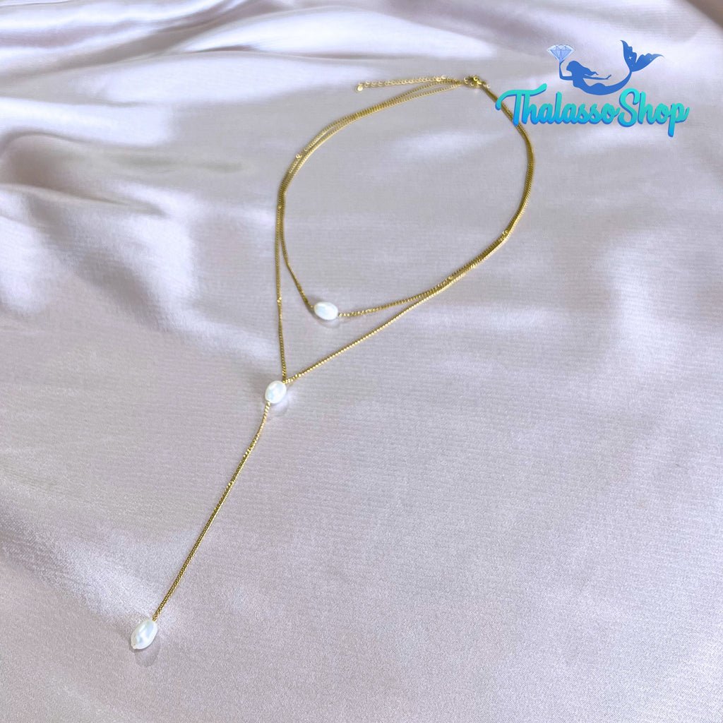 LINDSEY Pearl Necklace