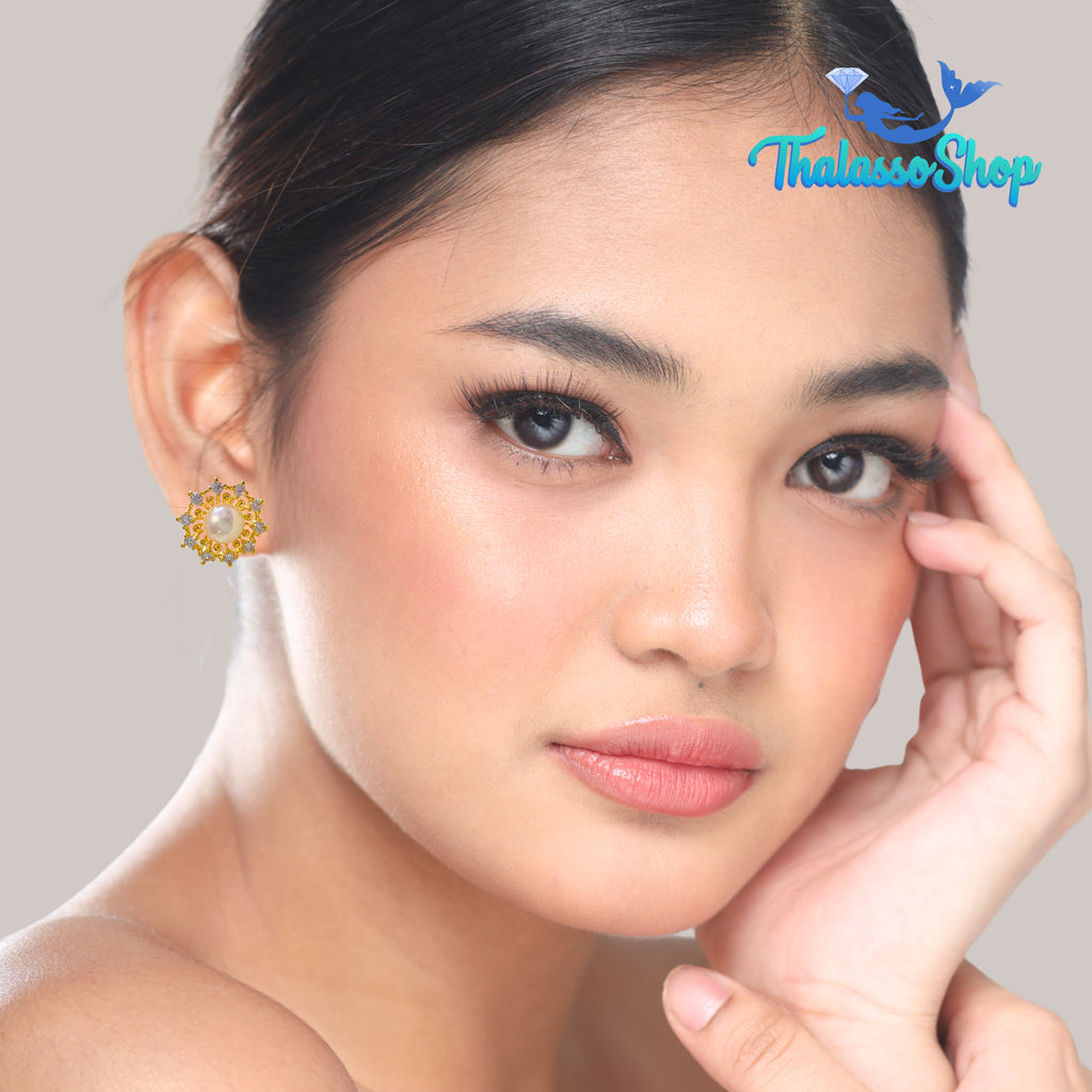 STACEY Pearl Earrings