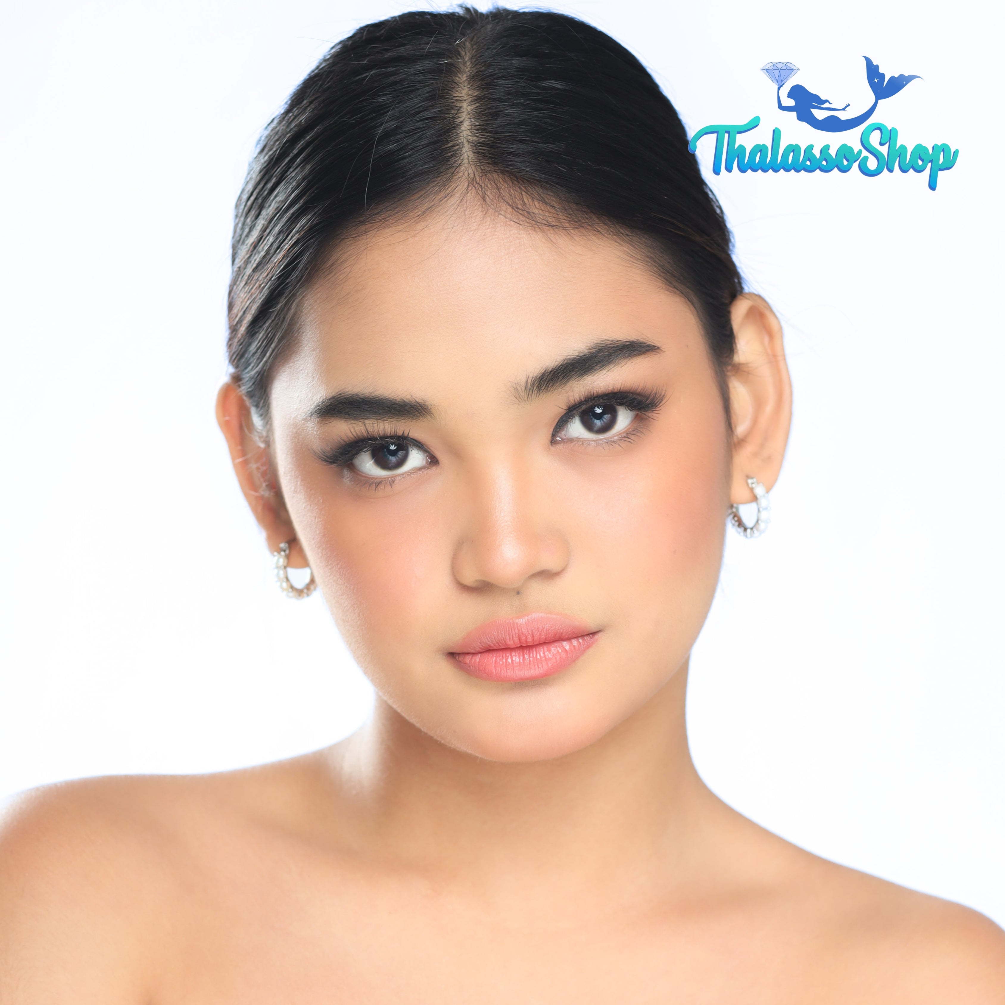JACQUELYN pearl hoops