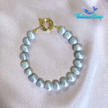 MIRIAM Grey Pearl Bracelet