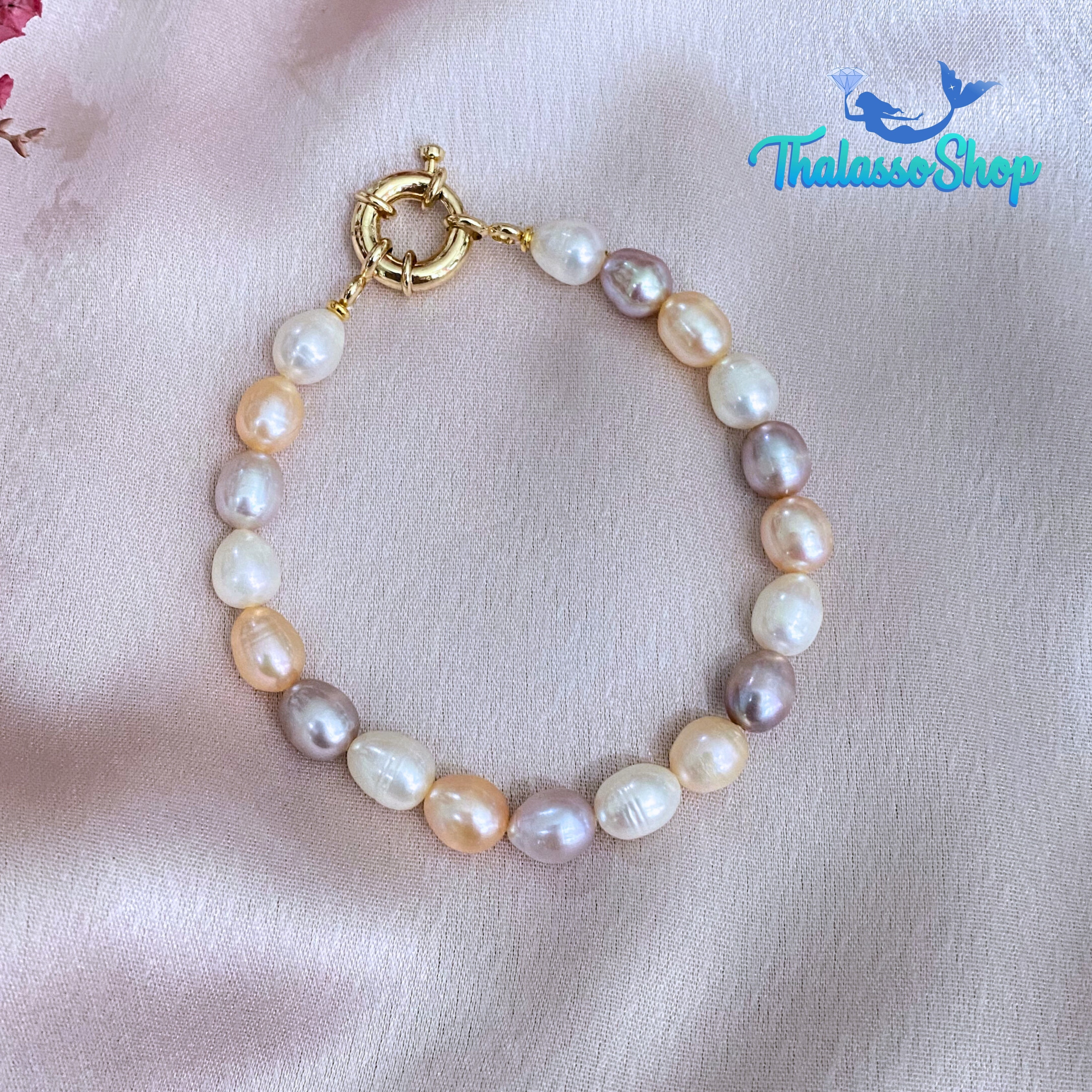 SHAMCEY Tricolor Pearl bracelet