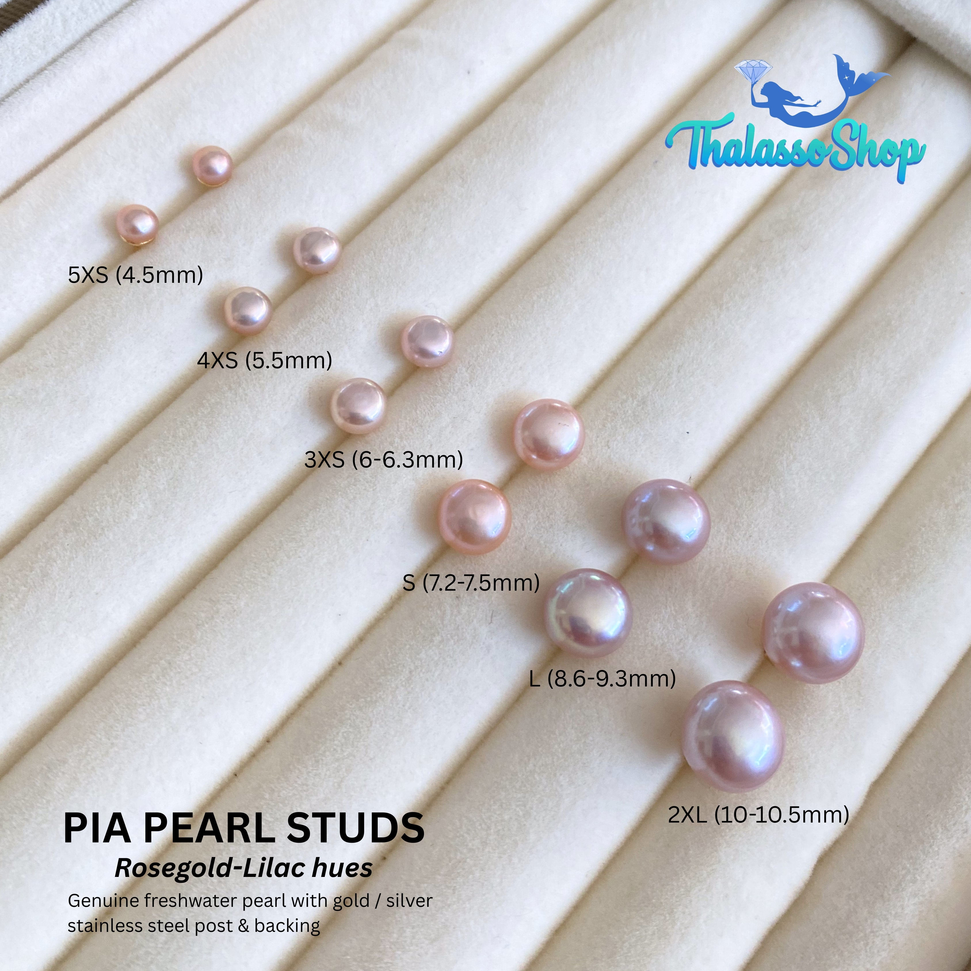 PIA Pearl Stud Earrings