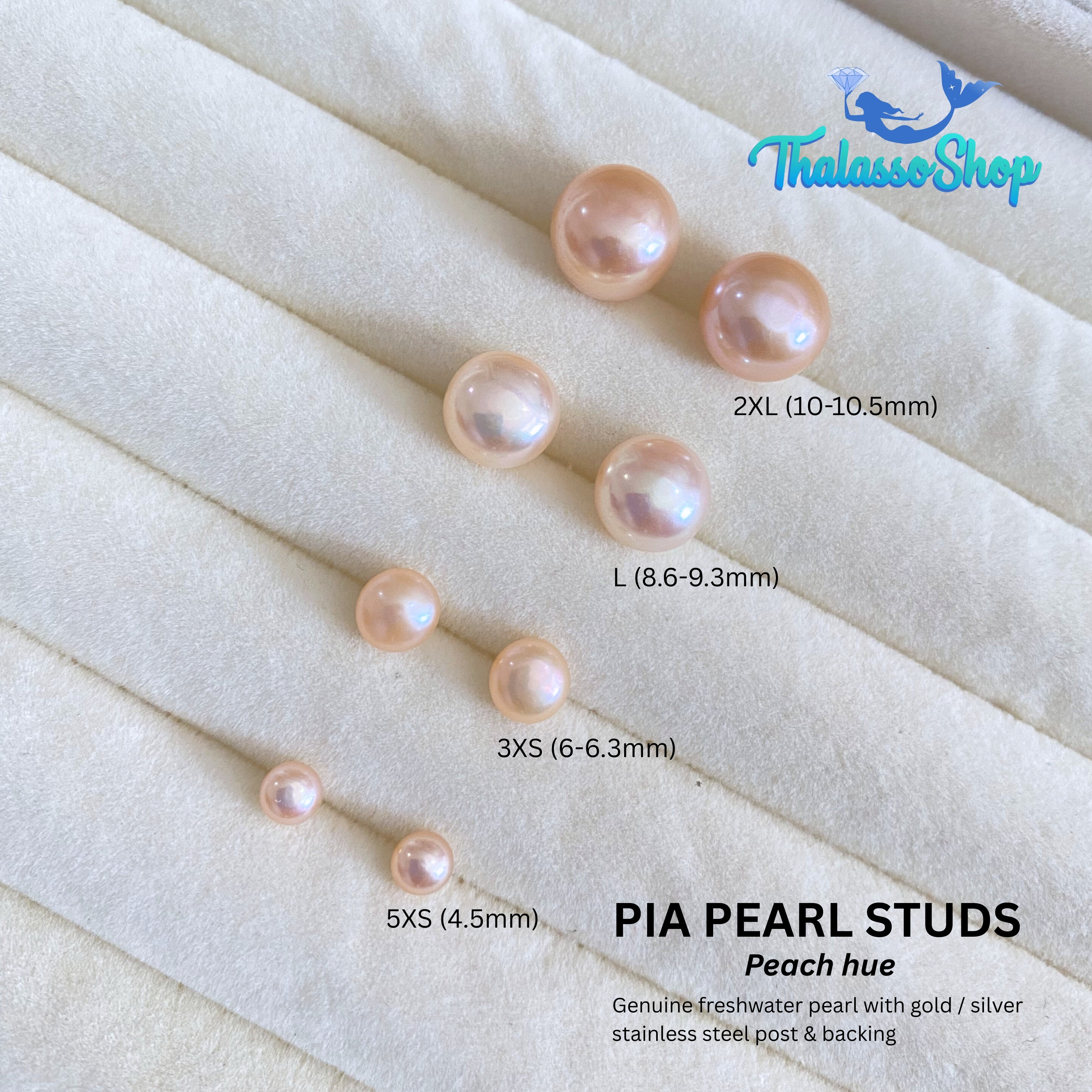 PIA Pearl Stud Earrings