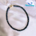 MIRIAM Peacock Black Pearl Necklace