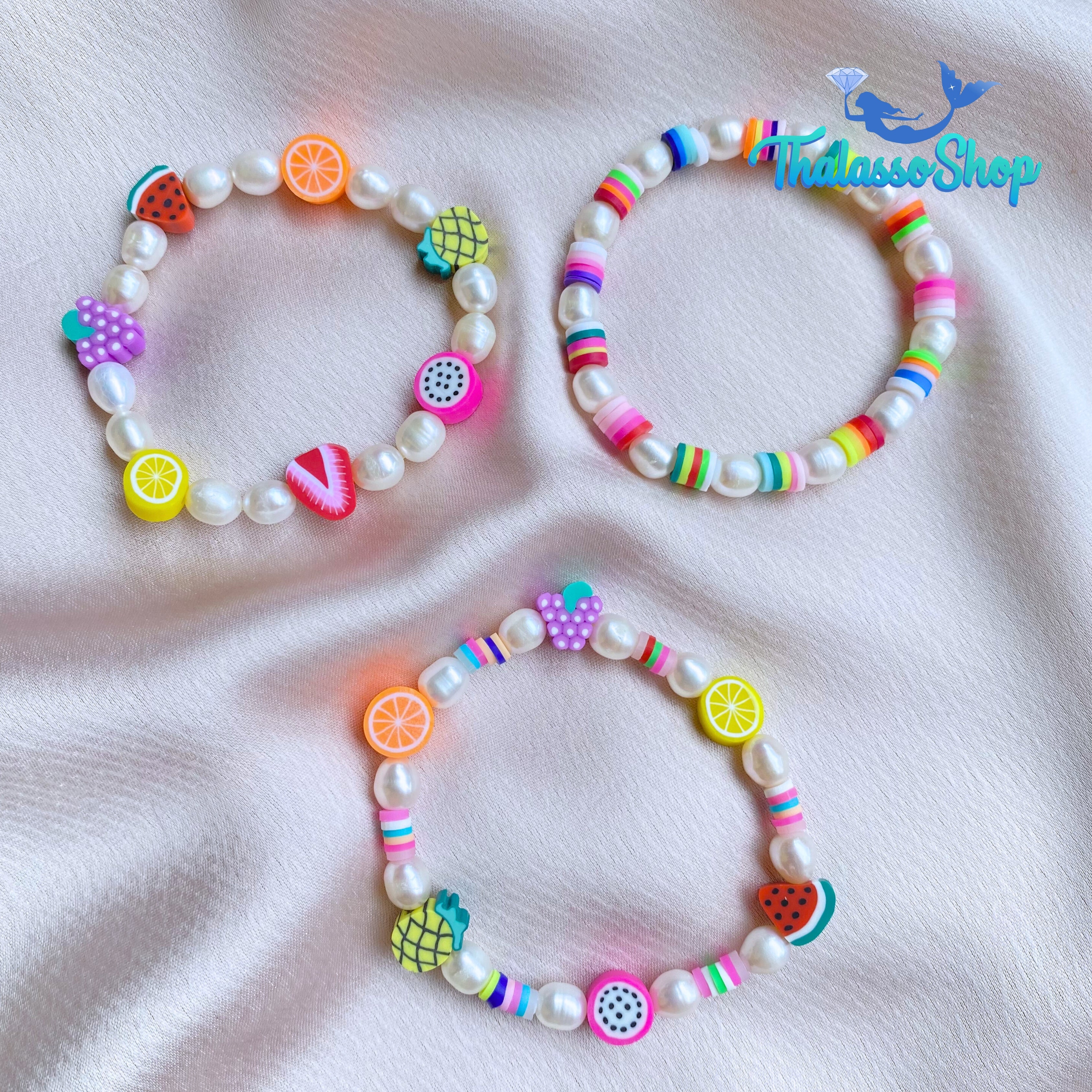 BEATRICE Pearl & Polymer Silicone Bead Necklace