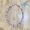 BEATRICE Pearl & Polymer Silicone Bead Necklace
