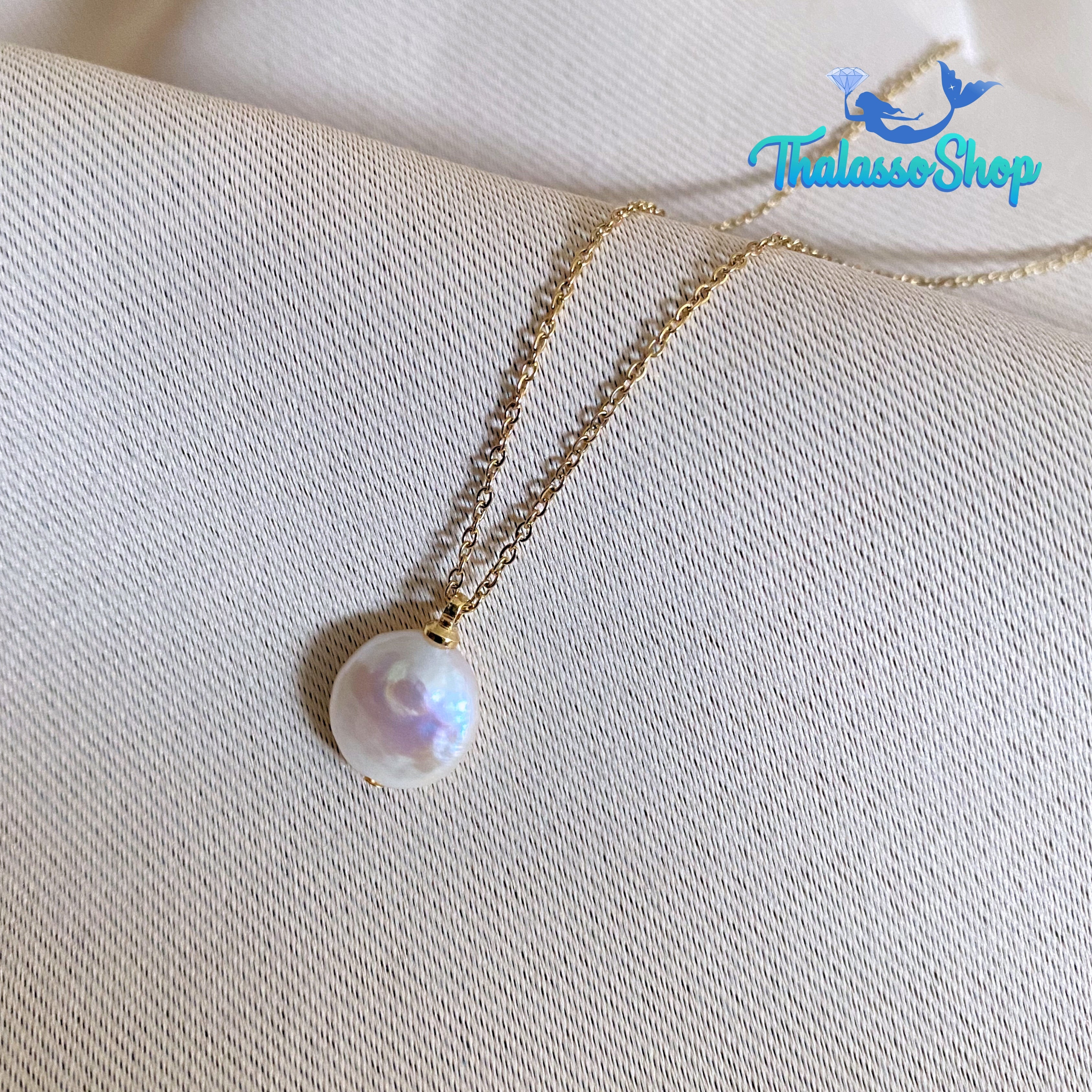 GEMMA Dainty Pearl Necklace
